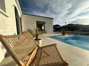 Villa LA MARINE avec jardin, terrasse et piscine