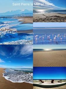 De la Clape à la mer mon petit pavillon labellisé - f2- piscine commune - wifi gratuit- parking privé - arrivee autonome - 800 m plage - grande terrasse abritée vent -