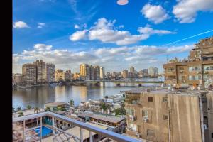Spacious Nile View Apartment with Big Terrace