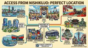 木 -Key- --Max8 people, Comfortable House, Easy Access to USJ and Osaka Kobe Nara Kyoto