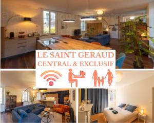 Le St Géraud, 3 chambres, Prémium avec Fibre, Centre Aurillac