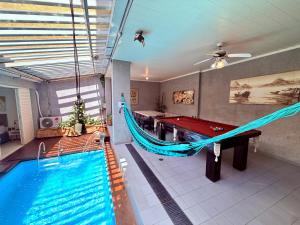 Allianz Parque, piscina, churrasqueira e dois shoppings centers