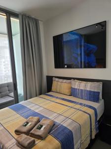 Studio 16th floor air conditioning 100m Allianz with rotating garage