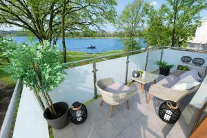 River View - widok na wodę, parking w hali, winda, 3pok i 5 łóżek, klima, Netflix i Max, centrum