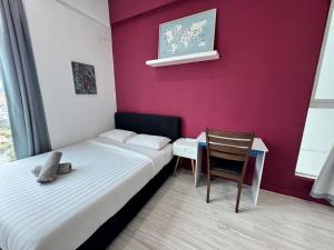 B63A - 3 Bedroom City Apartment in Kota Kinabalu Near IMAGO Mall and Airport with Self Check In