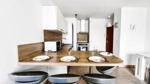 T2 Moderne, Cosy, Terrasse vue Mer & climatisation