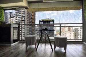 Studio Vila Mada com vista, piscina e metrô do lado