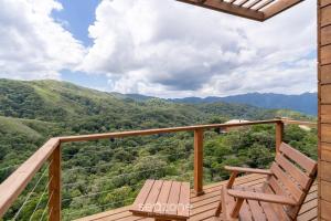 Chalé c lareira, jacuzzi e vista incrível VST027