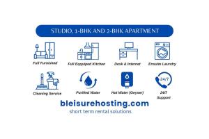 Crane House - Spacious 2BHK AC Flat by Bleisure
