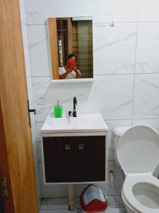 Casa de praia em meio a natureza