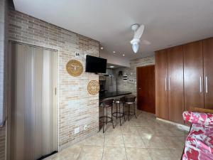 Flat pé na areia Boqueirão Canto do Forte