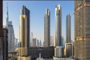 Panoramic View Dubai Mall 8 min walk Infinity pool