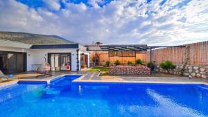 Çavdır 2 bedroom secluded villa with private pool hot tub