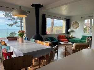 Maison Le Coteau Plage vue mer 8 pers Petit Caux