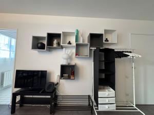 Center studio, castle and Insead