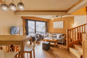 La Verte Appart 2CH familial 5mn pistes Vue Parking