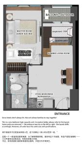 Azul By SanLiving - 1BR - 6PAX - Near PIK Avenue Mall
