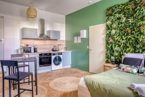 Chez Guillaume - Studio Jungle rénové balnéo à la gare