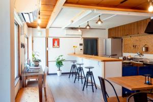 Kurashiki Denim Lodge Nest Accommodation lobby