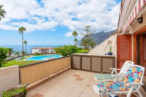 Privates 2-Schlafzimmer-Apartment in Los Gigantes mit Terrasse & Pool