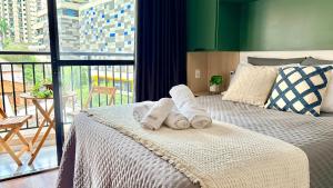 10 min da Av Paulista - AC, Rooftop e Academia