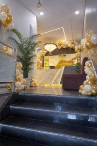 The downtown luxury hotel
