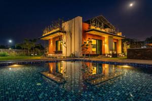 Prassanam Vatika 2-BHK Hillside Villa with Private Pool & Expansive 1-Acre Garden
