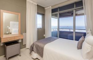 Spacious balcony with breathtaking sea views