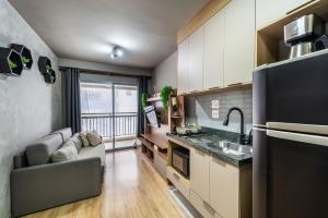 Studio em Indianópolis com academia - NI410