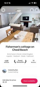 Fishermans Cottage on Chesil Beach