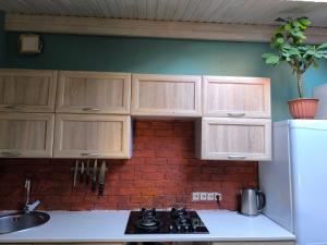 Центр Апартаменти для друзів та сім"ї спальня і кухня-вітальня