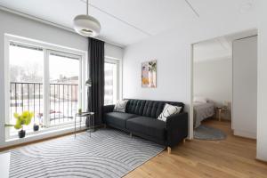 Newly built one bedroom apartment with private sauna in the center