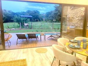 Villa Kaliah Luz w pool, Horses & beach nearby