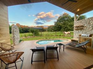 Villa Kaliah Luz w pool, Horses & beach nearby