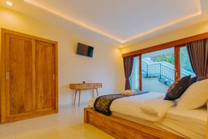 Ubud privat villa with pool & full rice field view