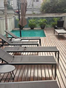 Apart impecável no Itaim Bibi próx Avenida Faria Lima, Rua Clodomiro Amazonas duas vagas