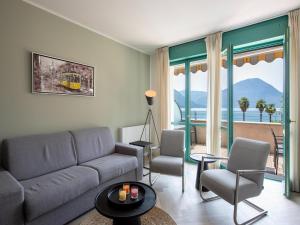 Appartement mit Seeblick auf den Luganersee