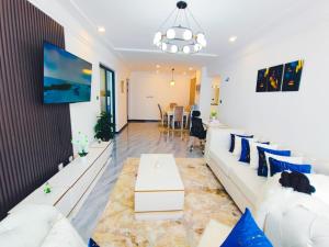 spacious living apartment with fully equipped gym swimming pool private parking space, children play area and amazing scenic views