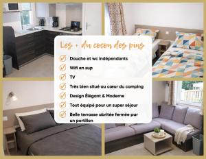 Le Cocon des Pins - Mobilhome 6 pers, piscine