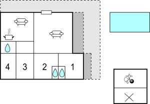 Gorgeous Home In Popovici With Wifi