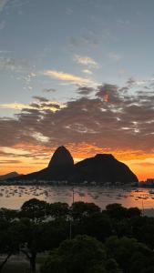 Praia de Botafogo vista Pão de Açúcar Vista mais linda do Rio