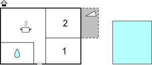 Two-Bedroom Apartment In Okrug Gornji