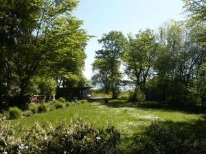 Seegrundstück mit Hütte & Ruderboot