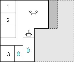 3 Bedroom Beautiful Home In Blåvand