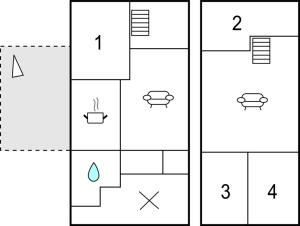 Beautiful Home In Millinge With Kitchen