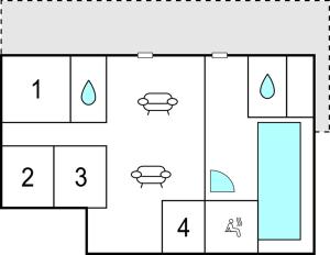 Stunning Home In Væggerløse With Sauna