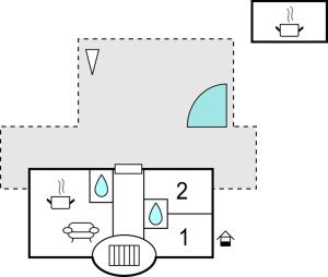 Nice Home In Vis With Kitchen