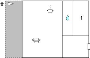 1 Bedroom Nice Apartment In Turanj