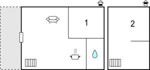 2 Bedroom Nice Home In Hemmet