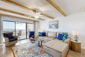 Oceanfront condo with private balcony, shared pool and beach access